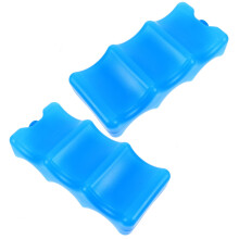 2 Pack Breast Milk Cooler Ice Packs Reusable Breastmilk Freezer Packs for Storage Bottles