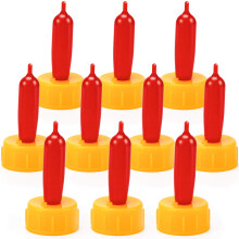 10PCS Goat Feeding Nipples, Soft Silicone Milk Nipple for Lambs and Kids, Fits Standard Bottles