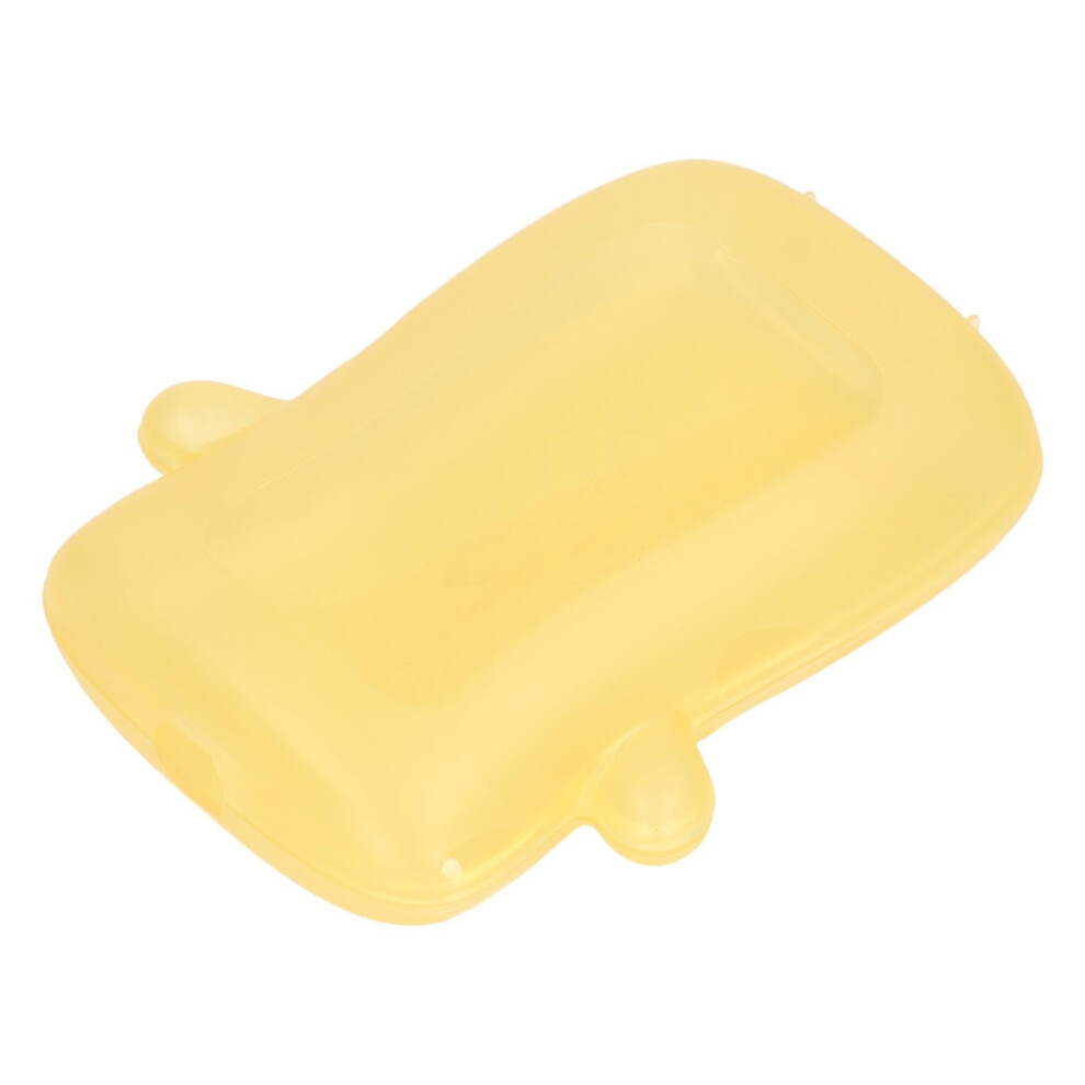 Baby Food Pouch Holder Mess Universal Box For Toddlers, Selffeeding Support Yellow