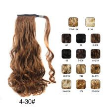 Ponytail Hair Extensions Long Curly 21 Inch Wrap Around Clip In Heat Resistant Hairpiece for Women