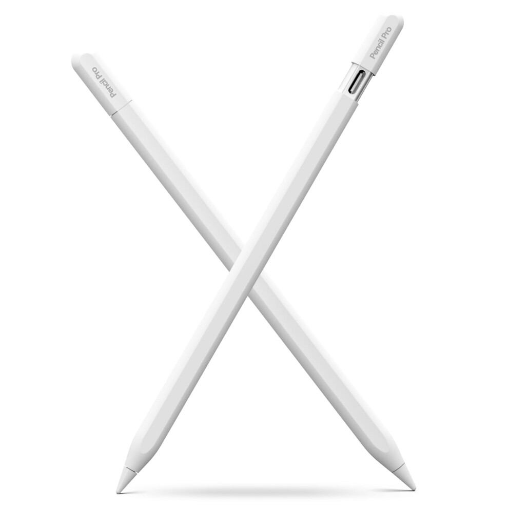 Alternative For Apple Pencil For Ipad 2018Â2025, Magnetic Wireless Charging Stylus With Tilt And Palm Rejection White 9771547514671