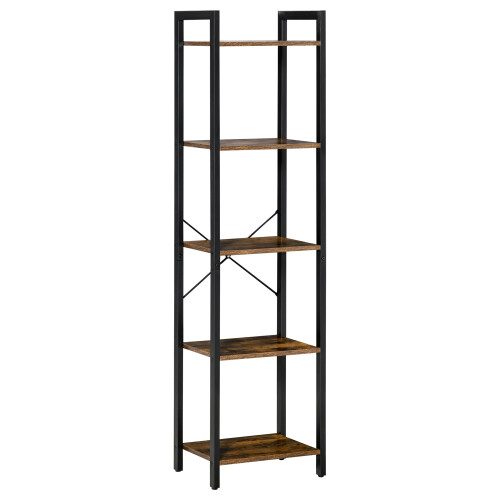 Homcom Estantería Marrón 40 x 30 x 154 cm