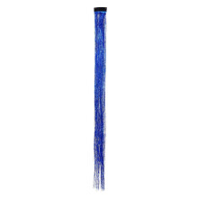 Hair Tinsel Extensions Colorful Long Bling Hair for Women Festival Party Easy Clip Reusable
