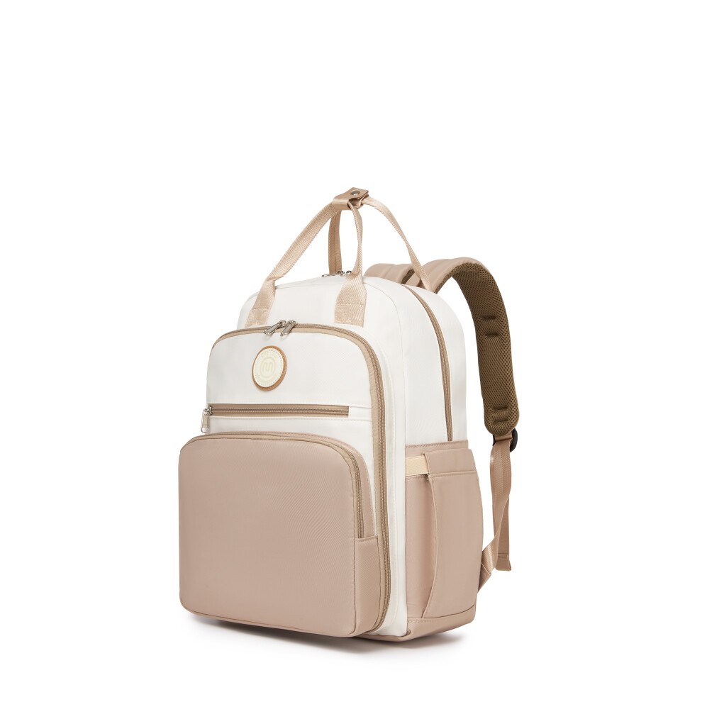 (Khaki/Beige) Changing Bag Mommy Backpack Nappy Diaper Bag For Travel Or Hospital Caring Beige