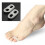 Silicone Toe Separators 2Pcs Soft Gel Bunion Corrector Thick Comfortable Toe Spacers for Foot Alignment 2