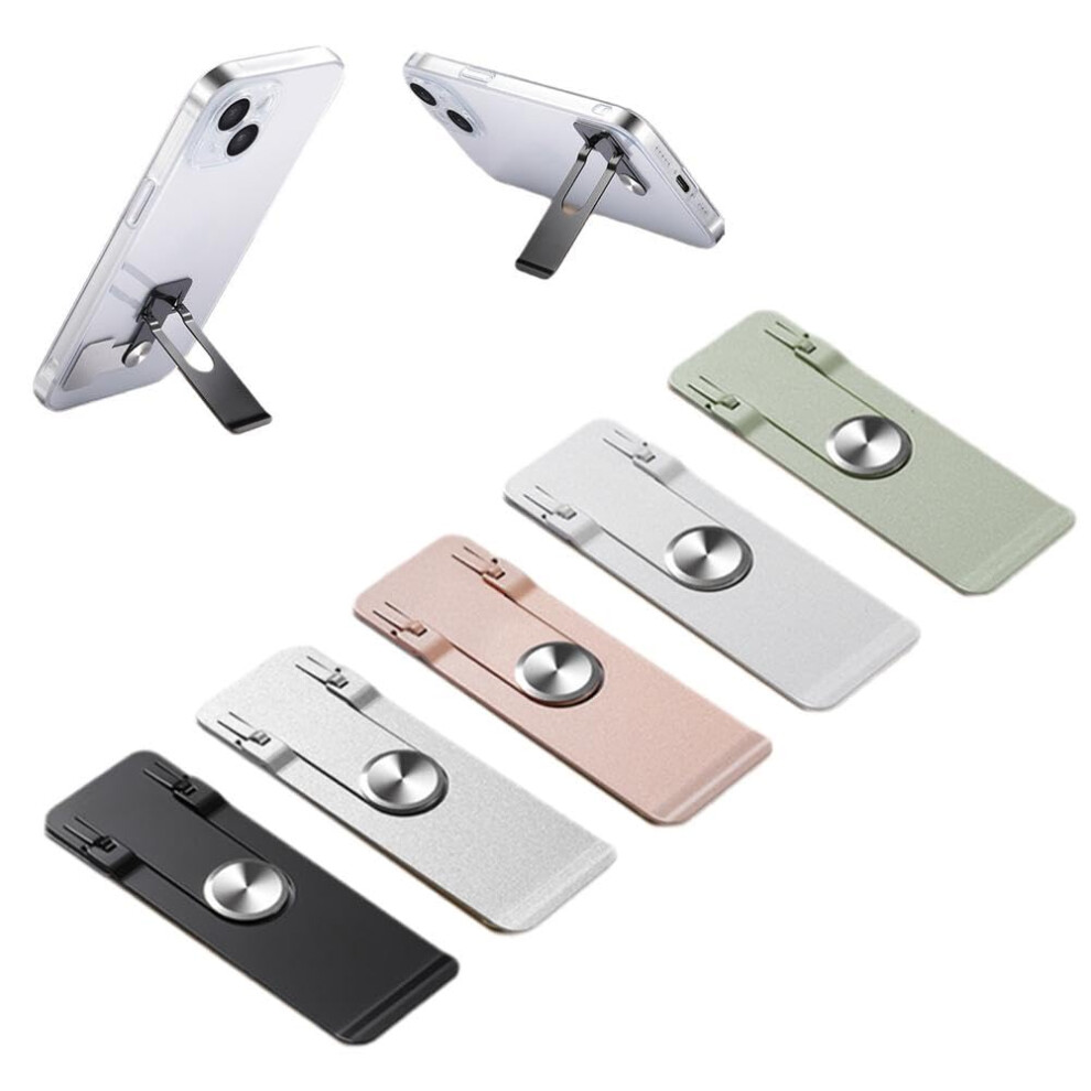 Phone Grip Stand With 360 Degree Rotation, Foldable Kickstand Design, Universal Adhesive Mount For Smartphones And Tablets White 9092120167108