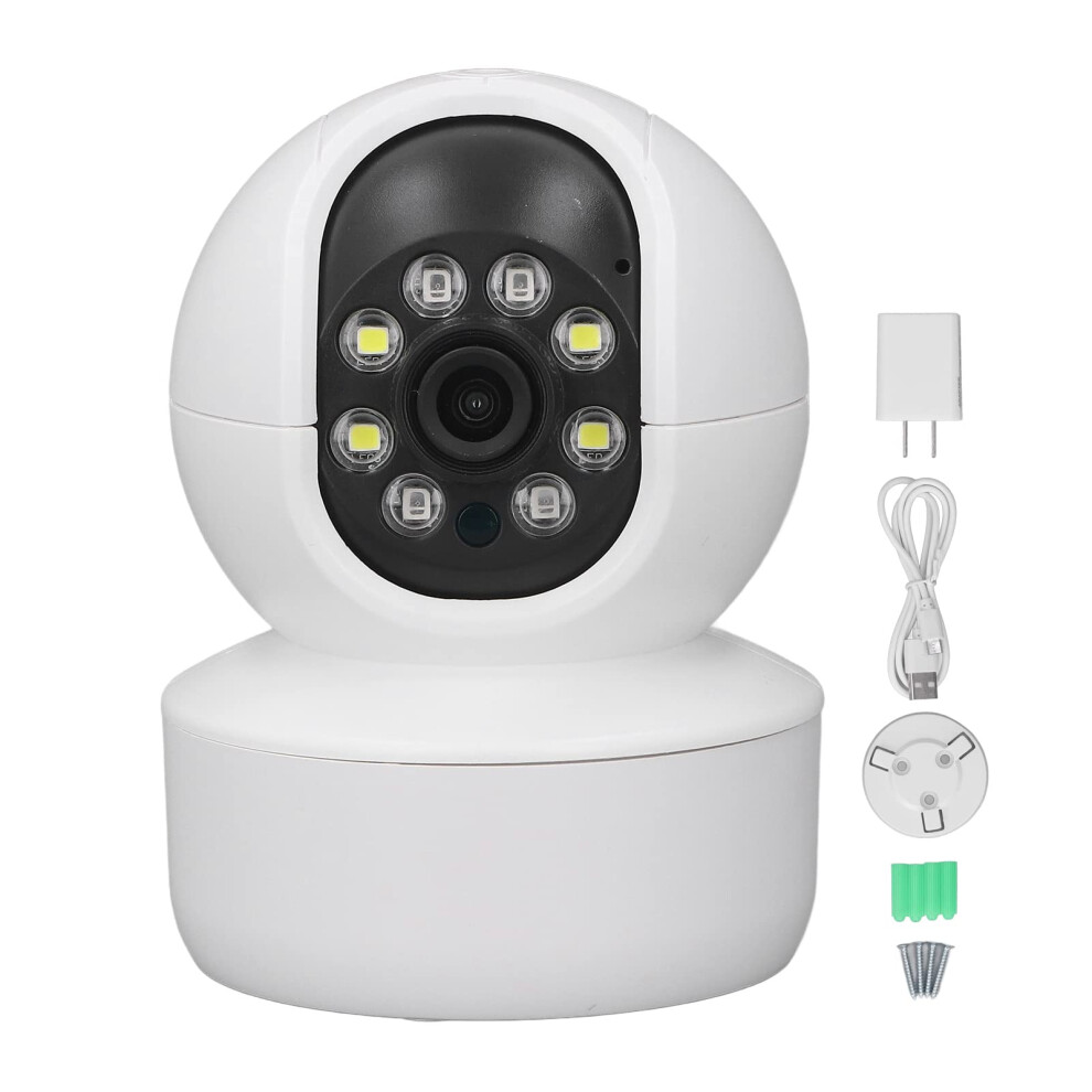 Indoor Wifi Security Camera With Dual Illumination Night Vision, 2Mp, Twoway Audio, Us Plug 9169991633374