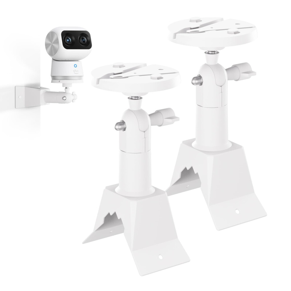 Mount Bracket For Eufy Security Indoor Cam S350, 360 Degree Adjustable Corner Wall Mount, 2 Pack 9073542618850