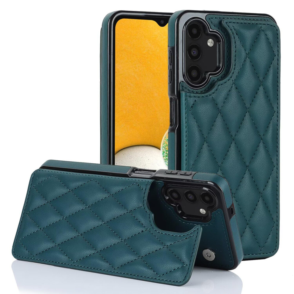Leather Wallet Case Magnetic Flip Cover With Card Holder And Kickstand For Samsung Galaxy A14 5G 9073542617051