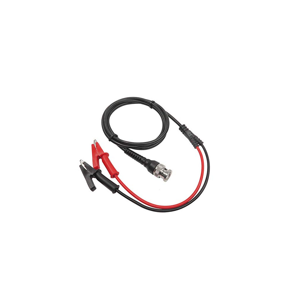 P1003 Bnc Q9 To Dual Copper Alligator Clip Oscilloscope Test Probe Replacement Lead 9455672495059