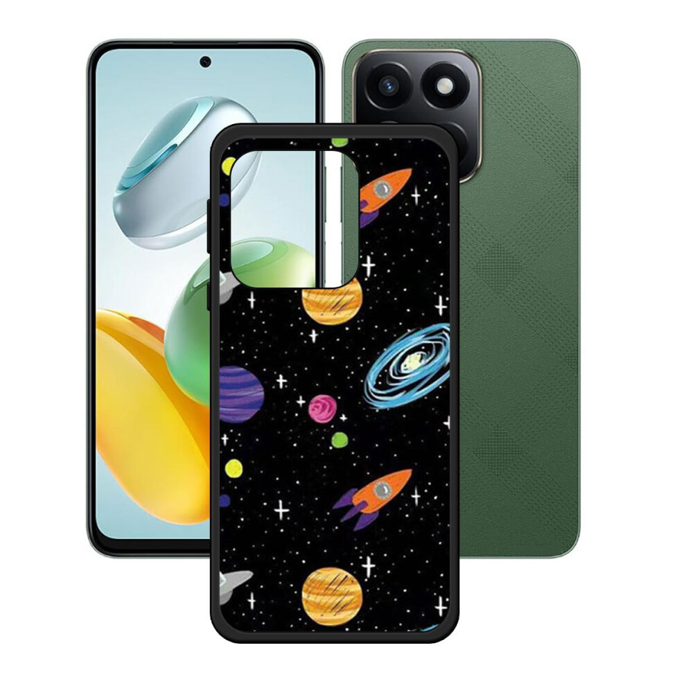 Shockproof Tpu Silicone Case For Honor X7c 4G, Slim AntiâFingerprint Protective Cover 6.77 Inch 9073542617075