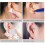 2 Pack Ear Piercing Kit, Disposable Self Ear Piercing Gun with Sterilized White Stud Earrings 3