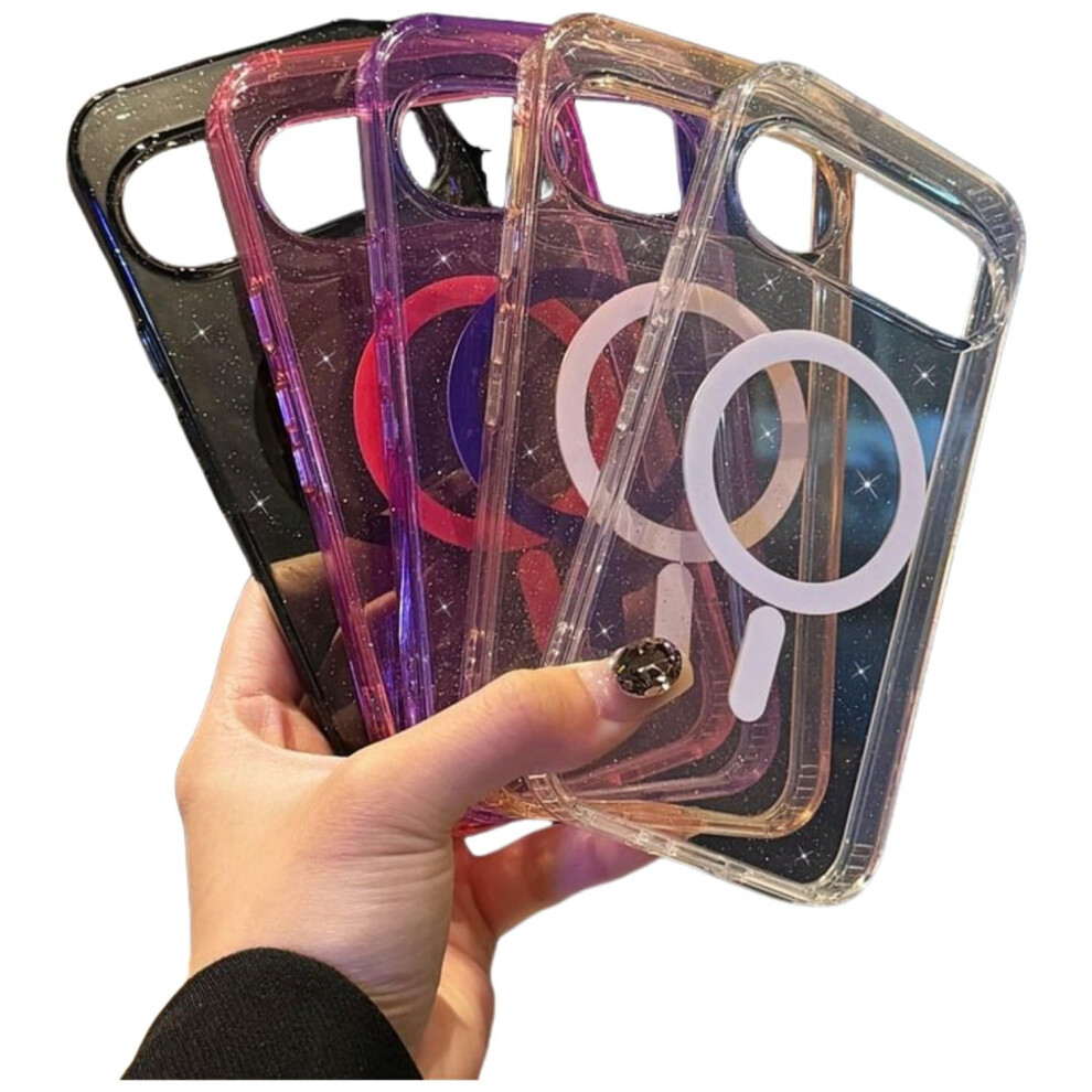 Case For Google Pixel 8 Pro Iridescent Gradient Shockproof Cover With Raised Screen Protection Purple 9073542617341