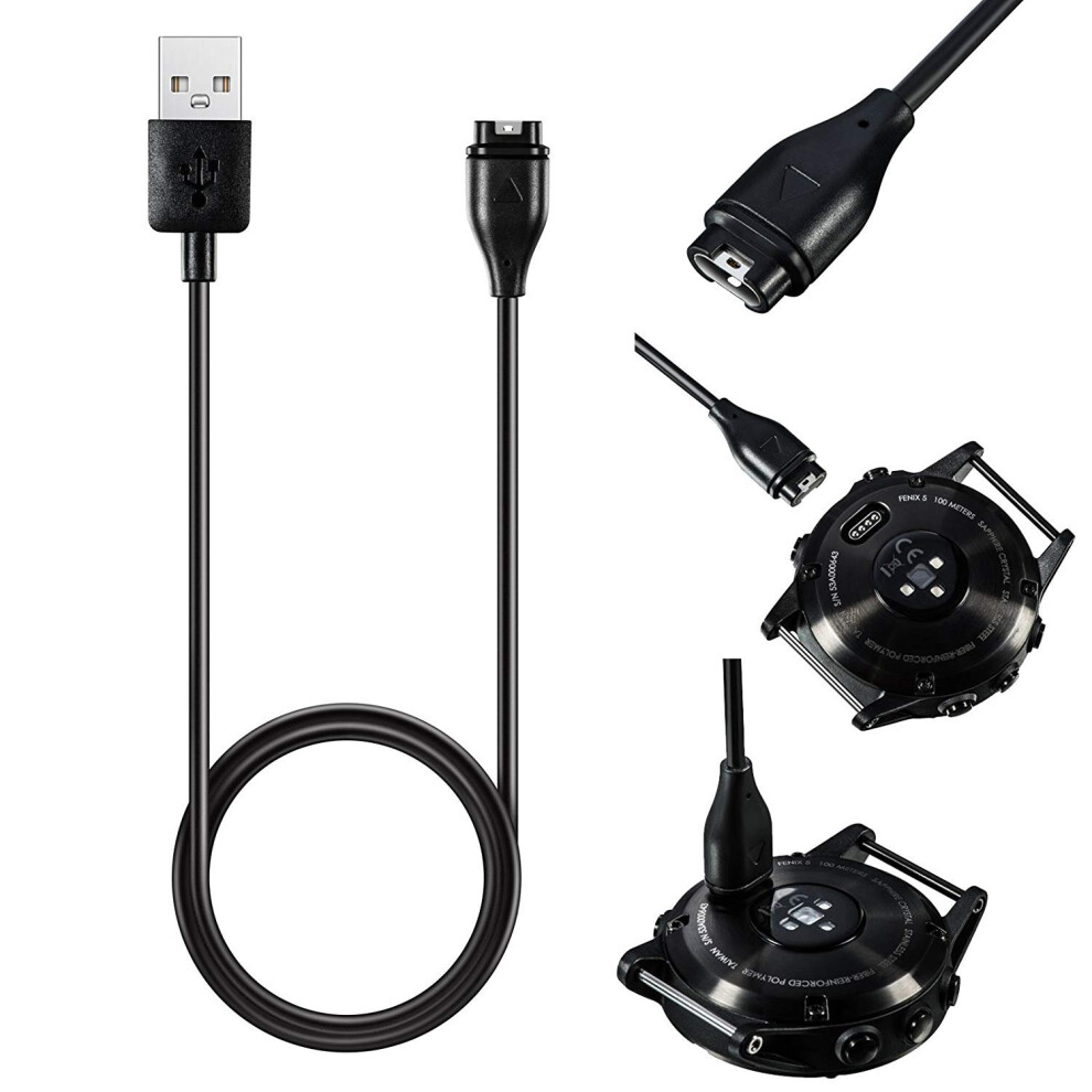 Garmin Watch Charging Cable Usb 3.3Ft For Fenix 7/6 Series Forerunner Venu 2/2S Vivoactive Swim 2 9169991633091