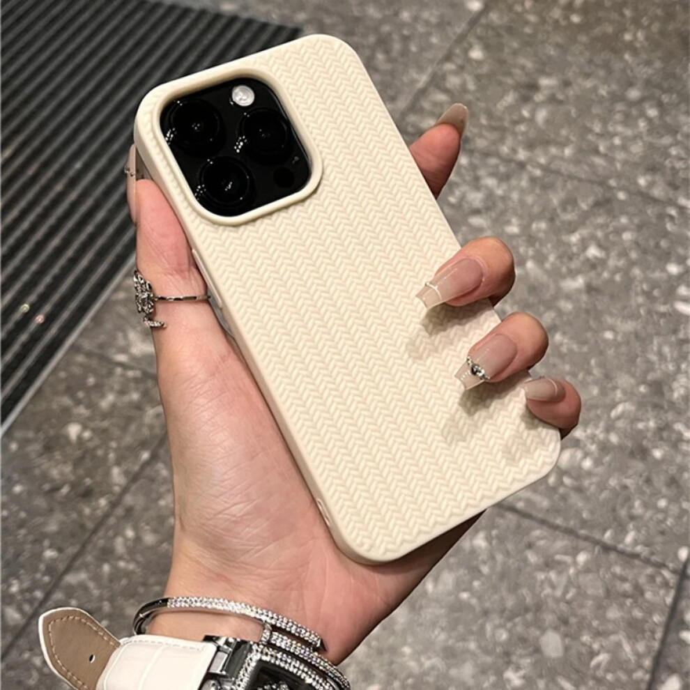 Beige Shockproof Bumper Case Soft Silicone AntiâScratch Cover With Raised Edge Protection For Iphone Xs Max Cream 9169991631677
