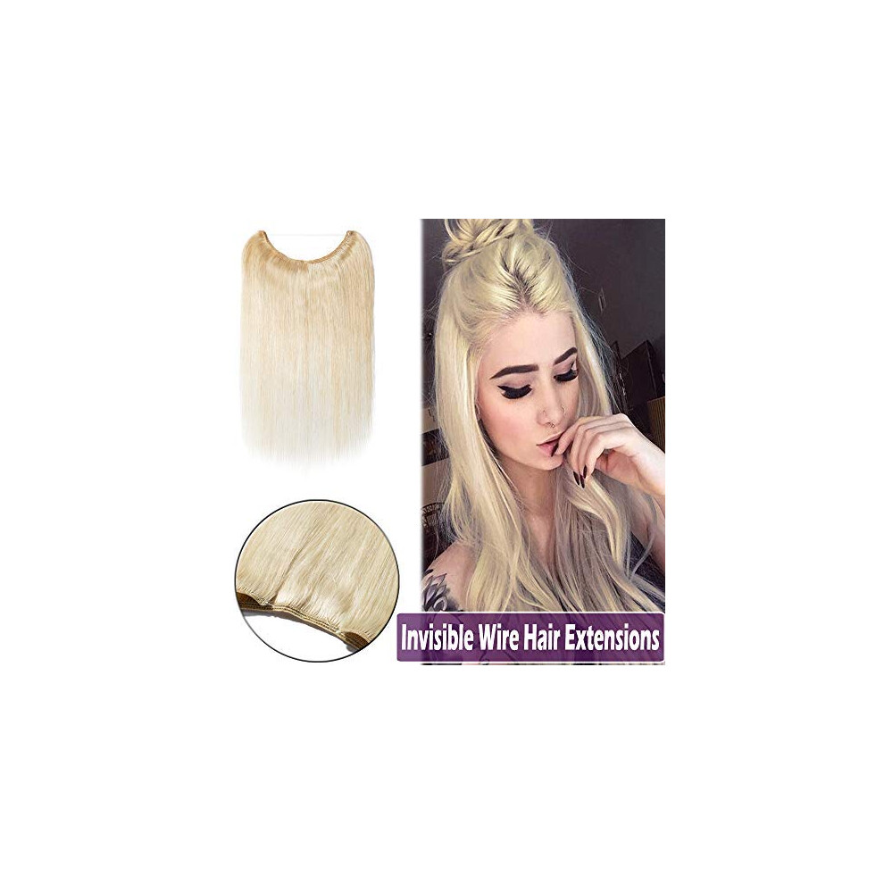 Unisex 16 Inch Invisible Hair Extension Band Blonde Â Secure Fit, Lightweight And Adjustable Design