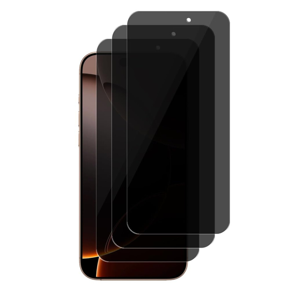 3 Pack Screen Protector For Iphone 16 Pro Max 6.9 Inch Anti Spy Privacy Tempered Glass Shield 9073542616641