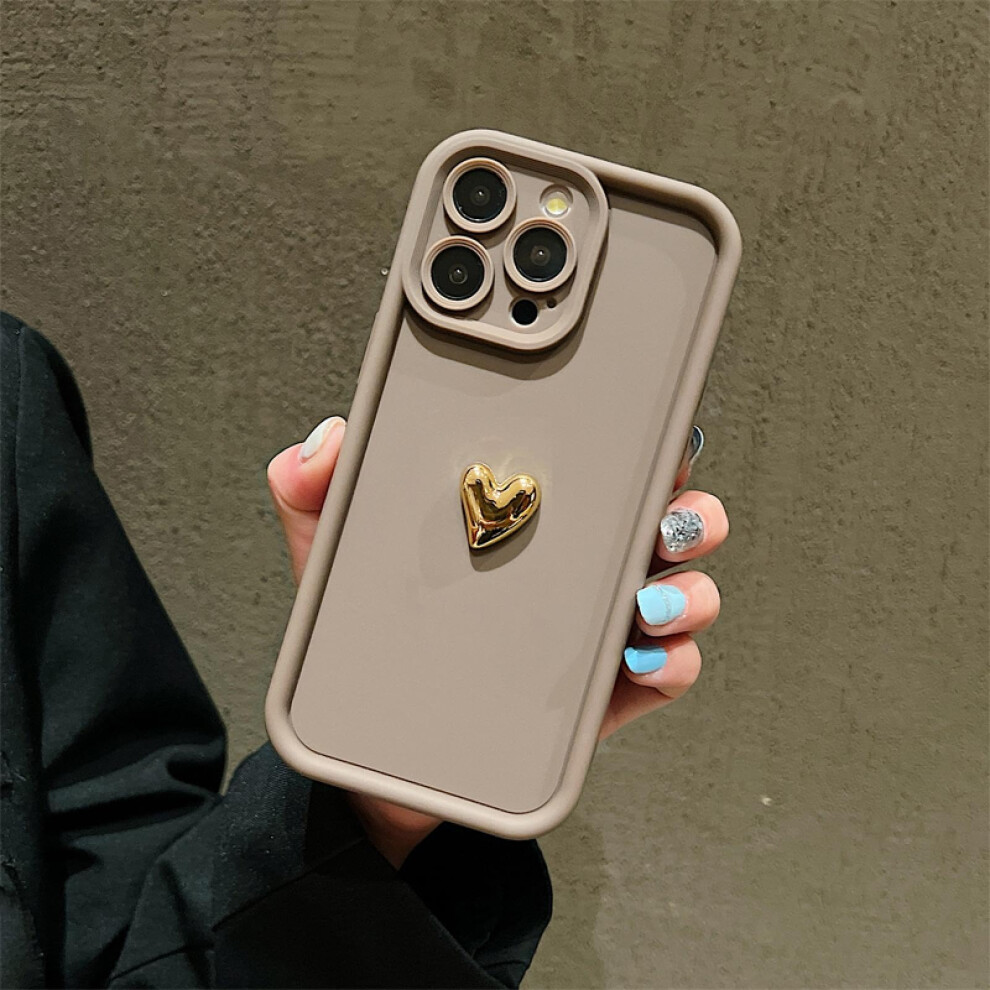 Shockproof Silicone Case For Iphone 12 Pro Coffee Matte Cover With Raised Camera Edges And NonâSlip Grip Brown 9771547515791