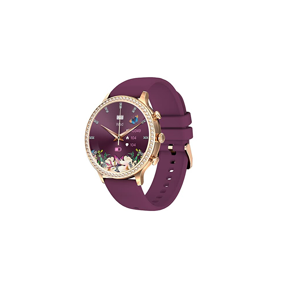 Smart Watch For Women With Call And Text, Heart Rate And Blood Pressure Monitor, Bluetooth Fitness Tracker For Android Ios 9169991634302