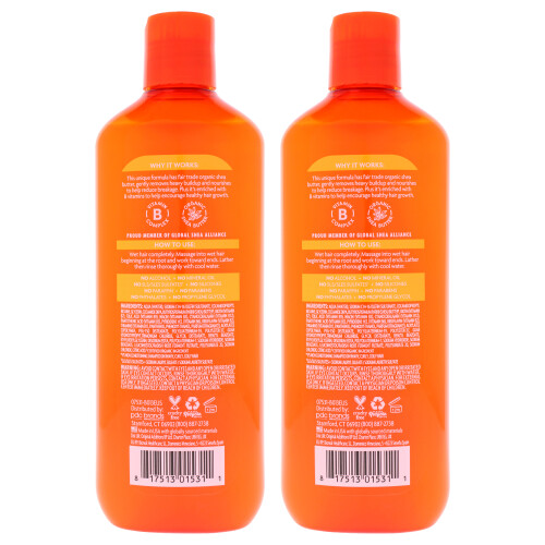 Cantu Cantu sulfatfreies Sheabutter-Reinigungsshampoo – 400 ml – 2er-Pack 1