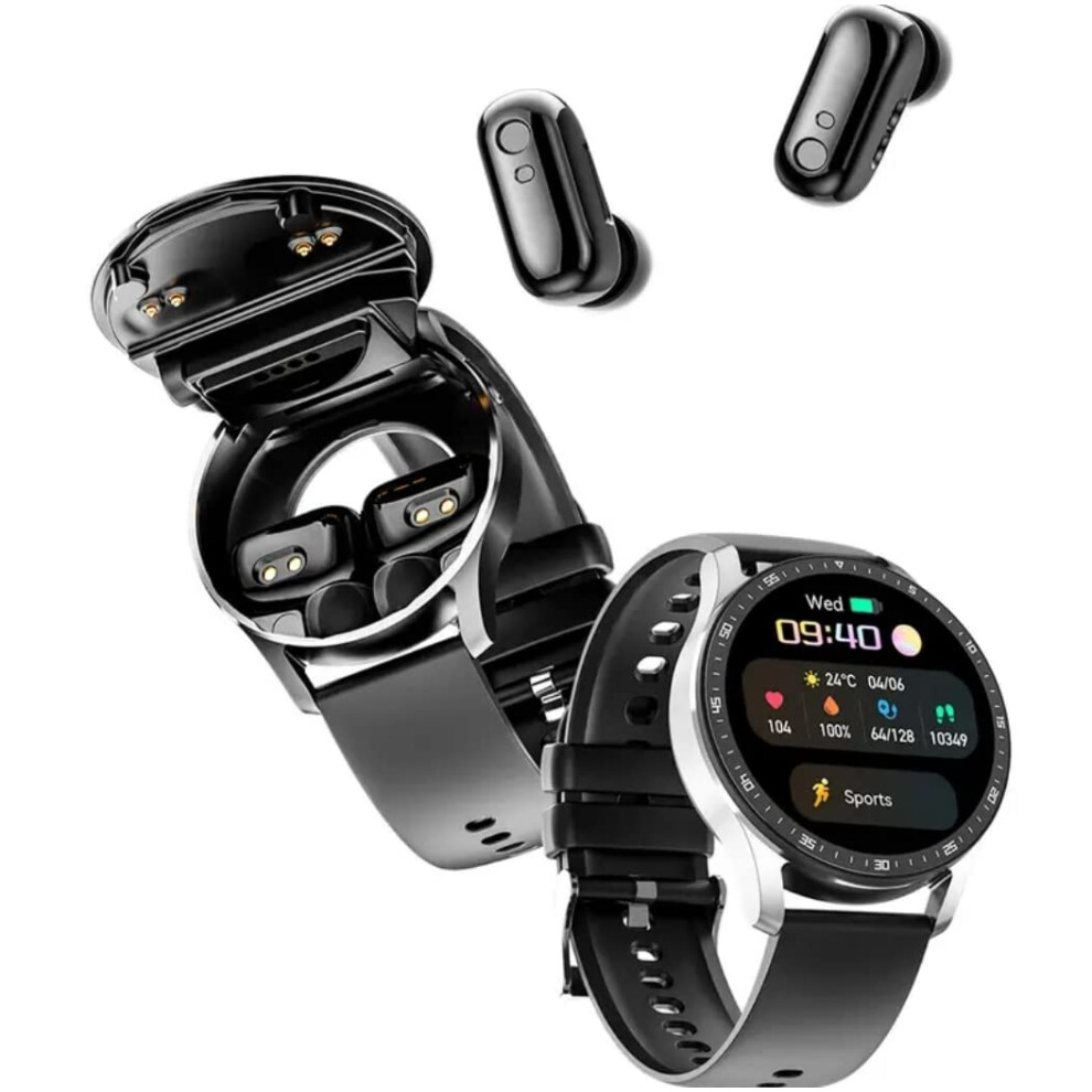 Waterproof Bluetooth Calling Smartwatch, Builtin Earphone, Heart Rate And Bp Monitor, Android Ios 9073542619376