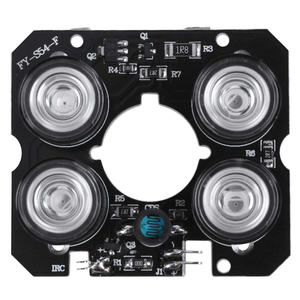 52Mm 4 Ir Led Board For Cctv Camera, Enhanced Night Vision And Focused Infrared Illuminator Light 9169991635279