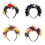 Halloween Spider Flower Headband Multicolor Cloth2Pack 8