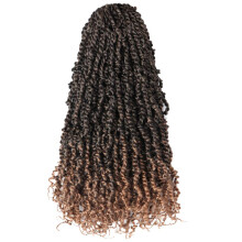 20 Inch T27 Passion Twist Crochet Hair Extensions, PreTwisted Braiding Hair with Accessories