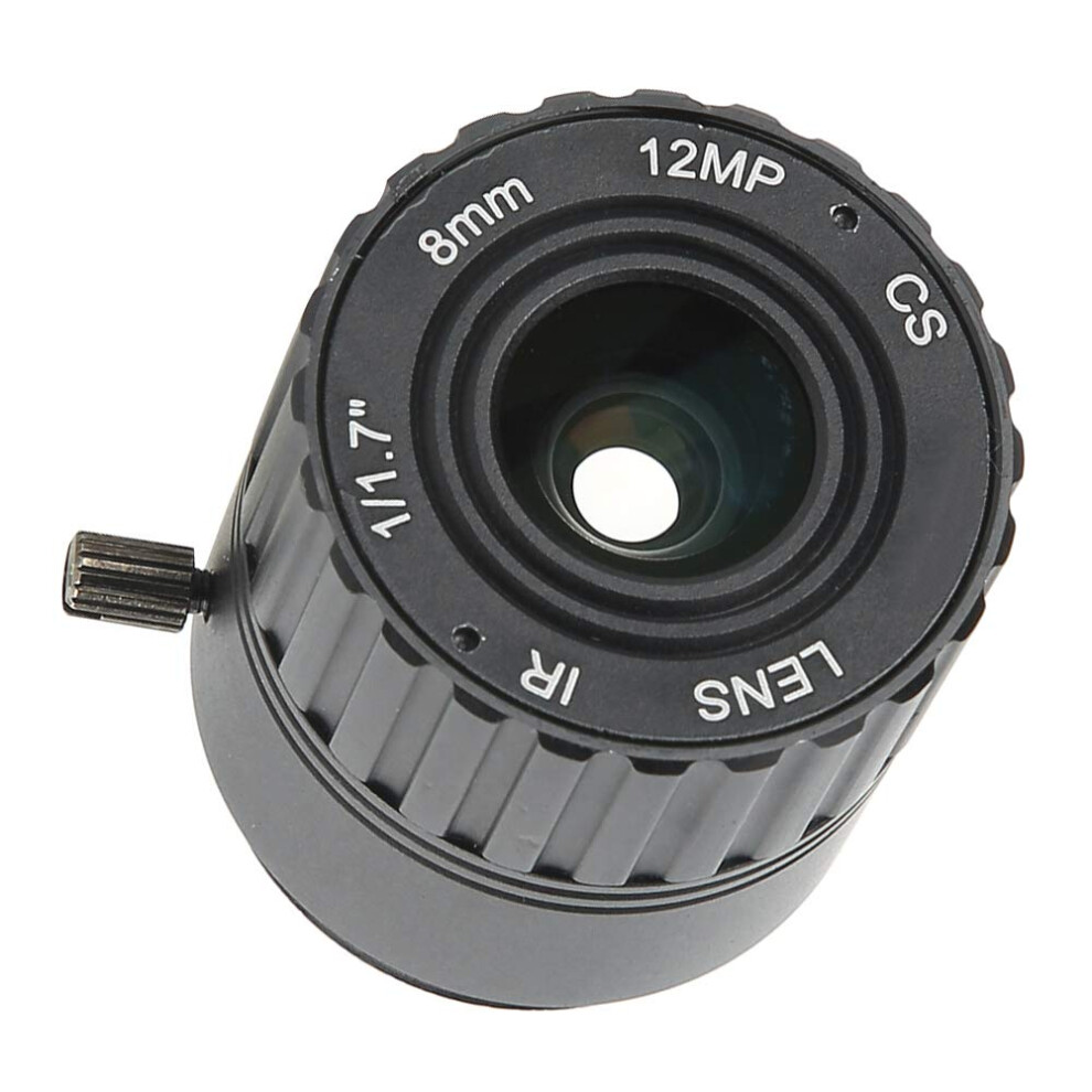 12Mp F1.2 8Mm Cs Mount Cctv Camera Lens, Ultraclear Wideangle Lowlight Security Imaging 9169991635484