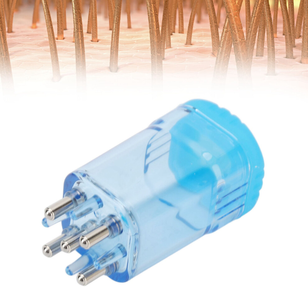 Blue 8Ml Transparent Scalp Oil Applicator Roller Pen For Hair Growth Serum
