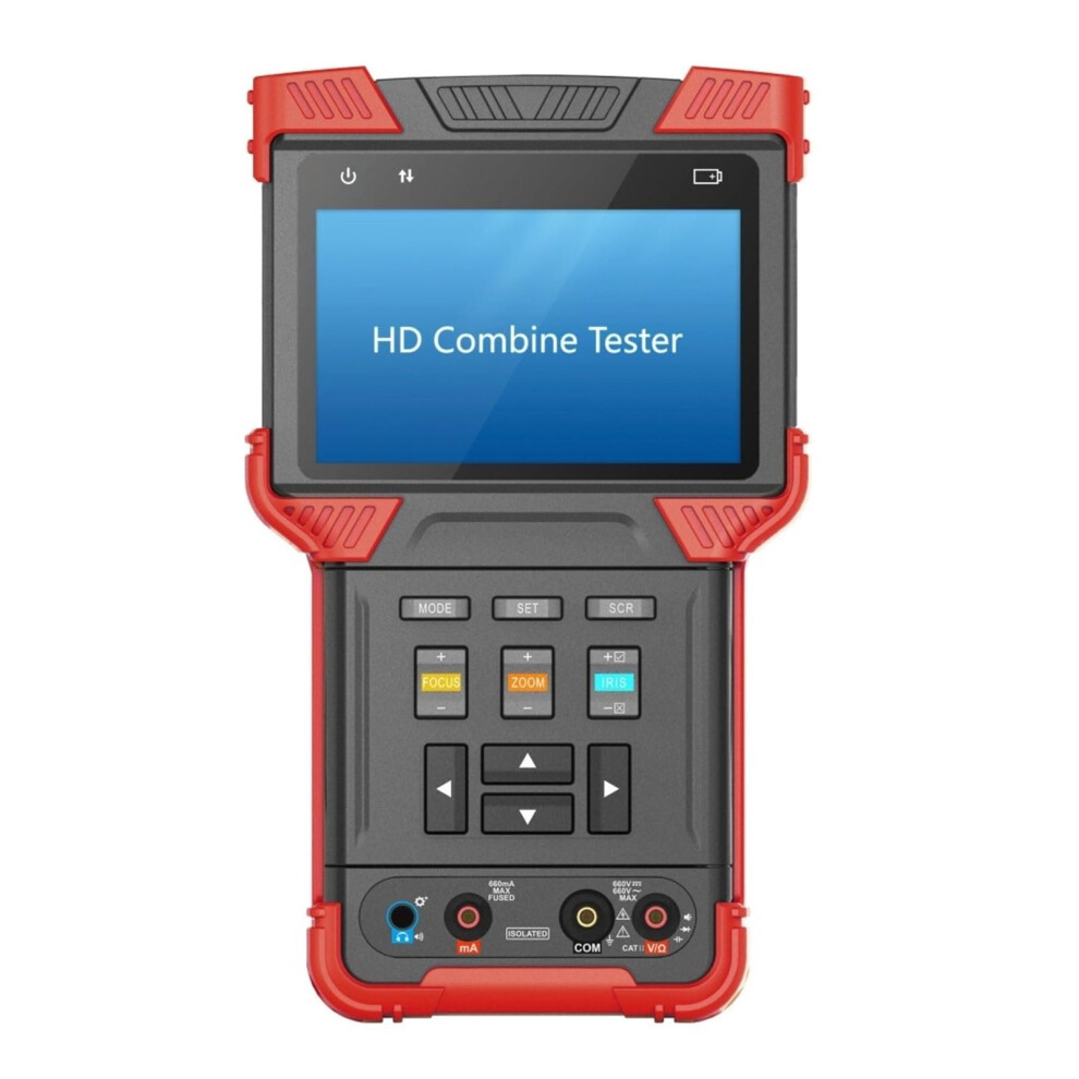Cctv Camera Tester 4.0 Inch Hd Display H.265 Ip Support Analog And Digital Compatible With Multimeter Dtt73 9073542663157