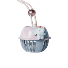 Ventilador portátil de pescoço sem hélices, recarregável via USB, 3 velocidades, 96g