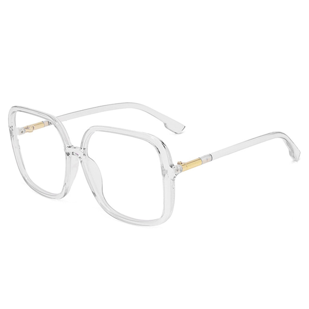 Blue/Light Magnifying Glass Reading Glasses For Women 4.5X Clear Magnification Blocking Oversized Frames