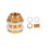 Brass Bulkhead Fitting with Silicone Seal3/8"1/2" 1