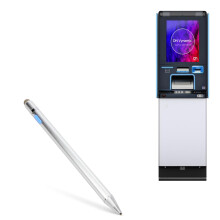 Active Stylus Pen for Diebold Nixdorf DN Series 200V 15 Inch Touchscreen, Ultra Fine Precision Tip, Metallic Silver