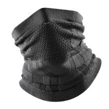 Thick Windproof Neck Gaiter Face Shield, 40x22cm, Black Outdoor