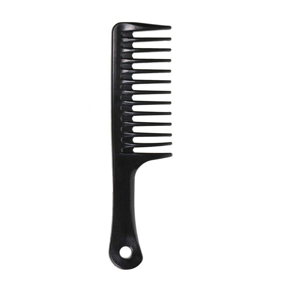 Wide Tooth Comb Detangling Hair Brush for Wet Dry Curly Wavy Thick Hair Wig with Ergonomic Grip