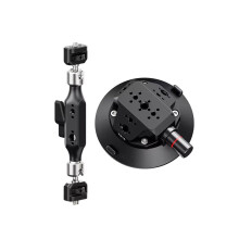 TB15 Suction Cup Mount with Double-Ended Magic Arm Vehicle-Mounted Camera Sucker Bracket Sturdy &Flexible for Filmmakers