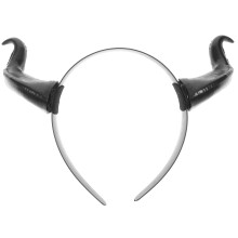 Gothic Horn Headband with Devil Horns for Halloween Cosplay, Festival Costume and Party DressUp