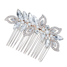 Metal Hair Comb with Sleek Silver Finish, Durable Alloy Pocket Comb for Travel and Daily Grooming