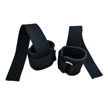 2 Stück Schwarze Fitness-Handgelenkbänder Handgelenkbandagen für Gewichtheben und Klimmzüge