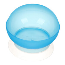 Adaptive Dining Bowl with Nonskid Suction Base, Curved Rim and Soft Silicone Comfort for Elderly