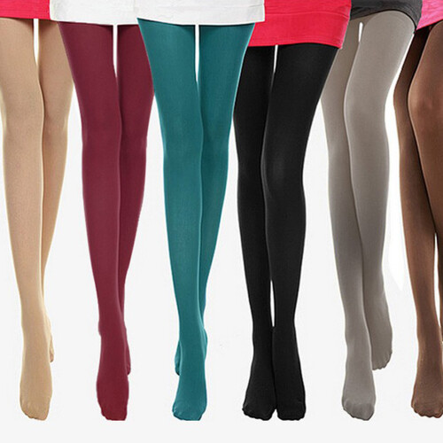 Zwarte Elastische Vrouwen Pantyhose Tights 1