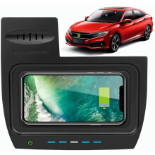Wireless Car Charger for Nissan Altima 20192021, 10W Fast Charging Pad with QC3.0 USB and 18W PD Port