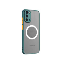 MagSafe Magnetic Slim Case 6.2 Inch Shockproof Matte Clear Full Camera Protection for Samsung Galaxy S20