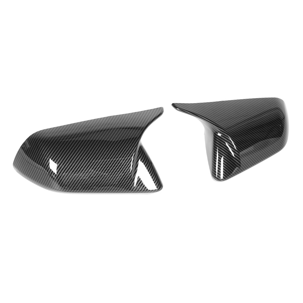 Carbon Style Mirror Cover Caps For Ford Mustang 2Pcs Set Lh & Rh 9411389863956