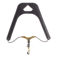 Adjustable PU Leather Padded Saxophone Neck Strap with Comfortable Support for Beginners and Practice