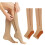 Bas de compression de sport avec fermeture éclair, taille S/M, nylon, Copper Skin/BK 6