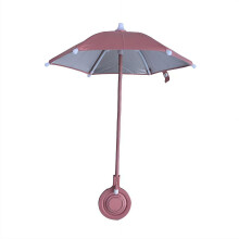 Adjustable Magnetic Phone Stand with AntiGlare Sunshade Umbrella, Overheat Protection, Pink