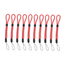 10Pcs Adjustable Camera Wrist Strap Set, Durable AntiDrop Red Lanyard for Phones and Travel